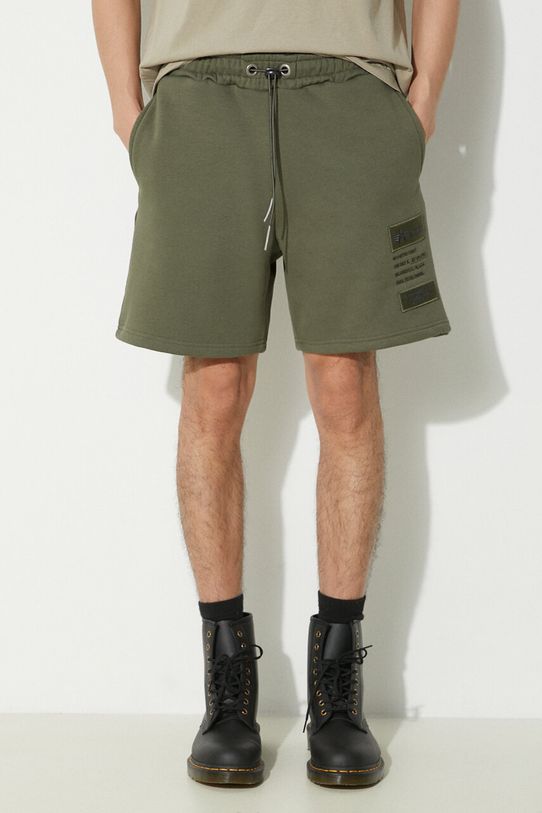 Alpha Industries shorts Patch LF small print green 136360