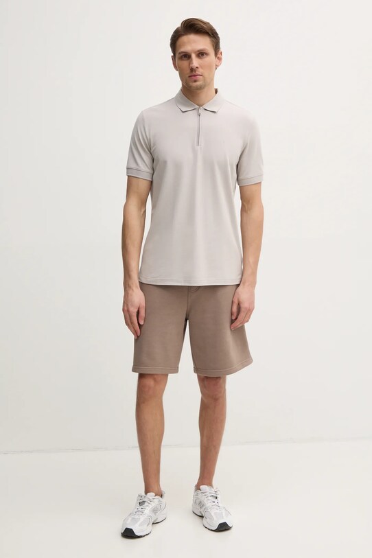Šortky Calvin Klein K10K112689 hnedá SS25