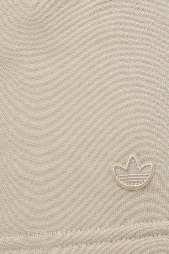 adidas Originals pantaloni scurti din bumbac bej IR7880