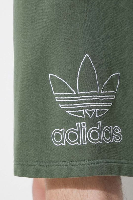 adidas Originals cotton shorts green IR8004