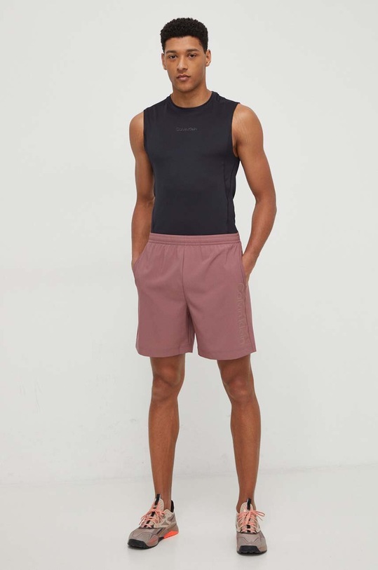 Calvin Klein Performance pantaloni scurți de antrenament 00GMS4S838 roz SS24