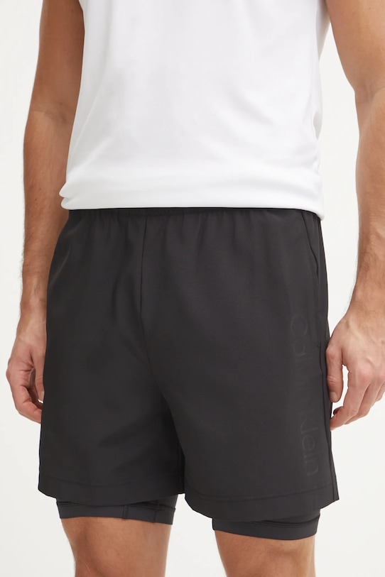 Calvin Klein Performance szorty treningowe z elastanem czarny 00GMS4S839