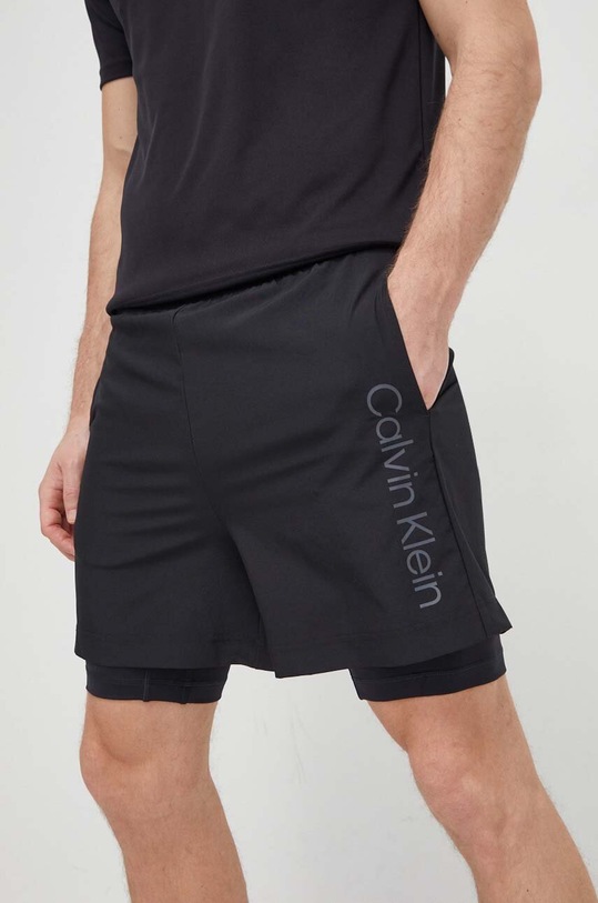 Tréningové šortky Calvin Klein Performance s elastanom čierna 00GMS4S839