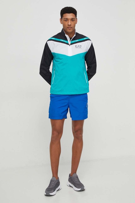 Calvin Klein Performance edzős rövidnadrág 00GMS4S845 kék SS24