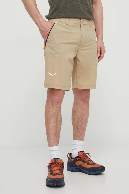 Salewa pantaloni scurți outdoor Puez Talveno panza bej 00.0000028884