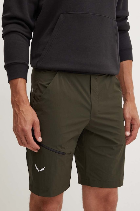 Salewa pantaloncini da esterno Puez 4 tessuto verde 00.0000028963