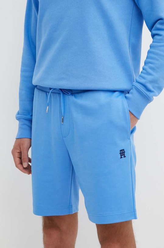 Tommy Hilfiger pantaloni scurți tricotaj albastru MW0MW34401