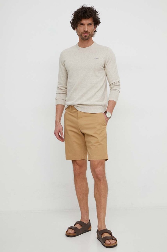 Tommy Hilfiger szorty MW0MW23563 beżowy SS25