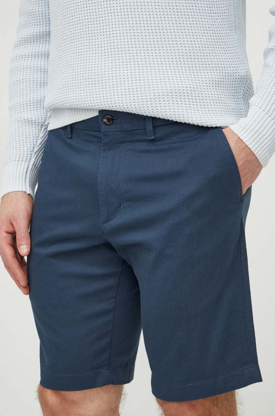 Tommy Hilfiger szorty z elastanem granatowy MW0MW34503