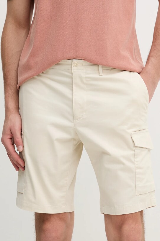 Tommy Hilfiger szorty z elastanem beżowy MW0MW23573