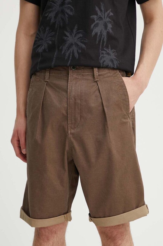 G-Star szorty tkanina brązowy D24544.D519