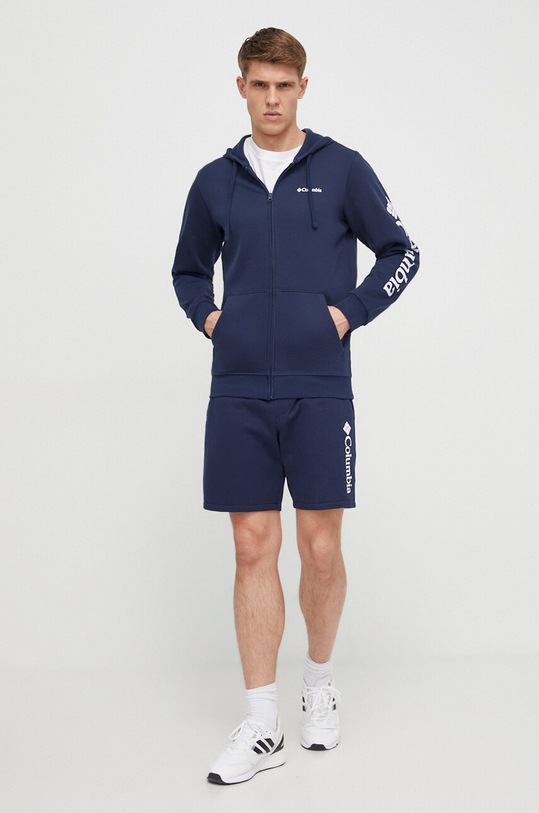 Columbia pantaloni scurți Trek 1990991 bleumarin SS24