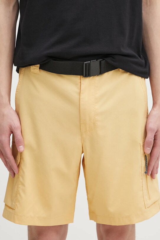 Columbia pantaloni scurți sport Silver Ridge Utility galben 2030744