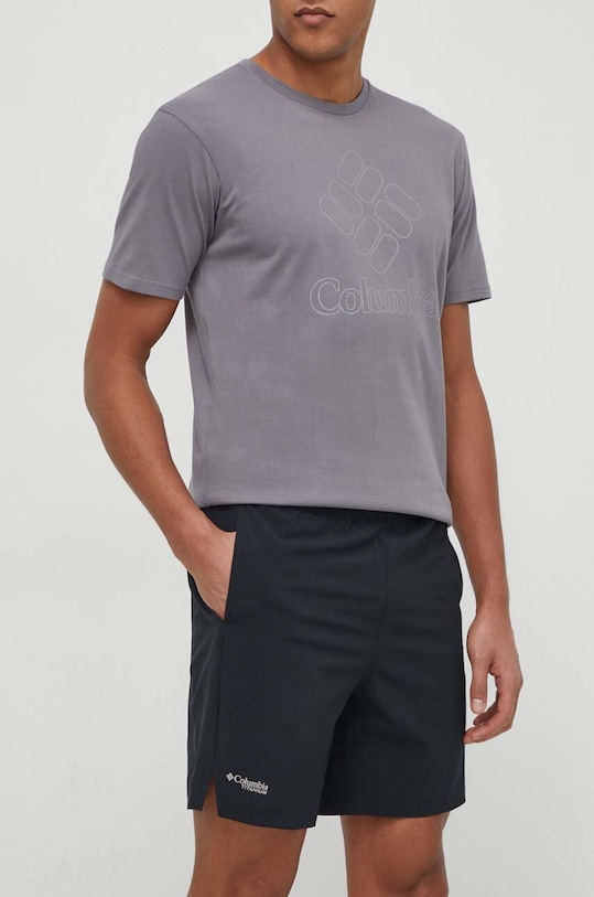 Outdoorové šortky Columbia Malta Springs látka černá 2071942