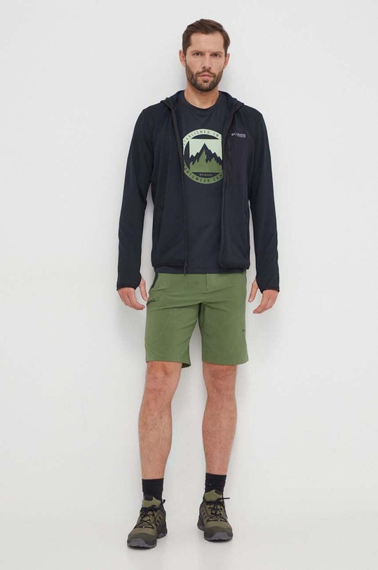 Columbia pantaloni scurți outdoor Triple Canyon II 2071973 verde SS25