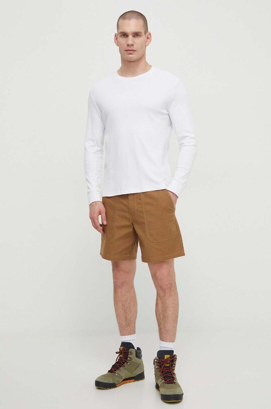 Columbia szorty outdoorowe Flex Roc Utility 2072761 brązowy SS24