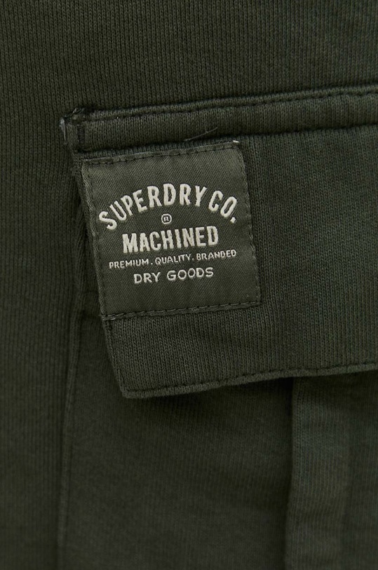 Superdry szorty bawełniane zielony M7110425A.MZX