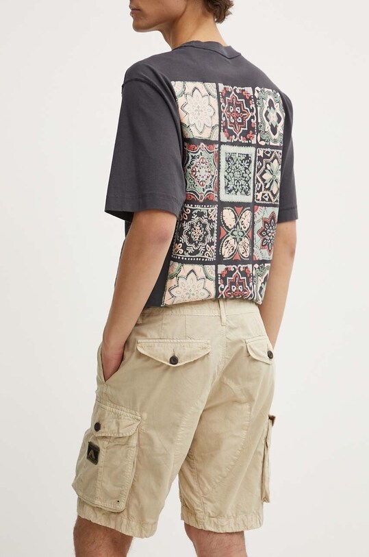 Îmbrăcăminte Superdry pantaloni scurti din bumbac M7110435A.29C bej