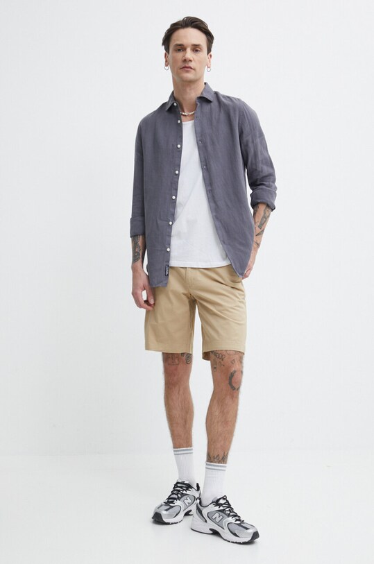 Superdry szorty M7110422A.5YE beżowy SS24