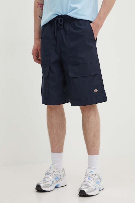 Βαμβακερό σορτσάκι Dickies FISHERSVILLE SHORT βαμβάκι σκούρο μπλε DK0A4YSI