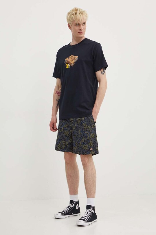 Dickies pantaloni scurti din bumbac SALTVILLE DK0A4YSH bleumarin SS24