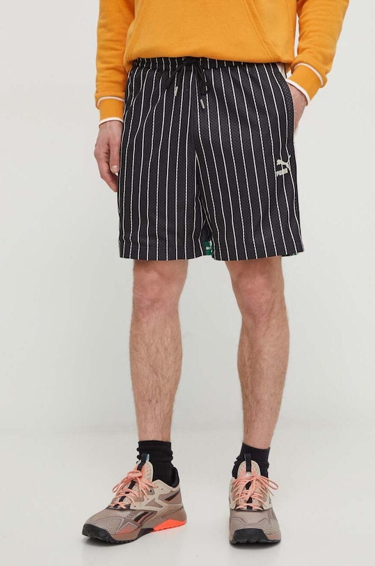 Шорты Puma T7 For The Fanbase трикотаж чёрный 624394