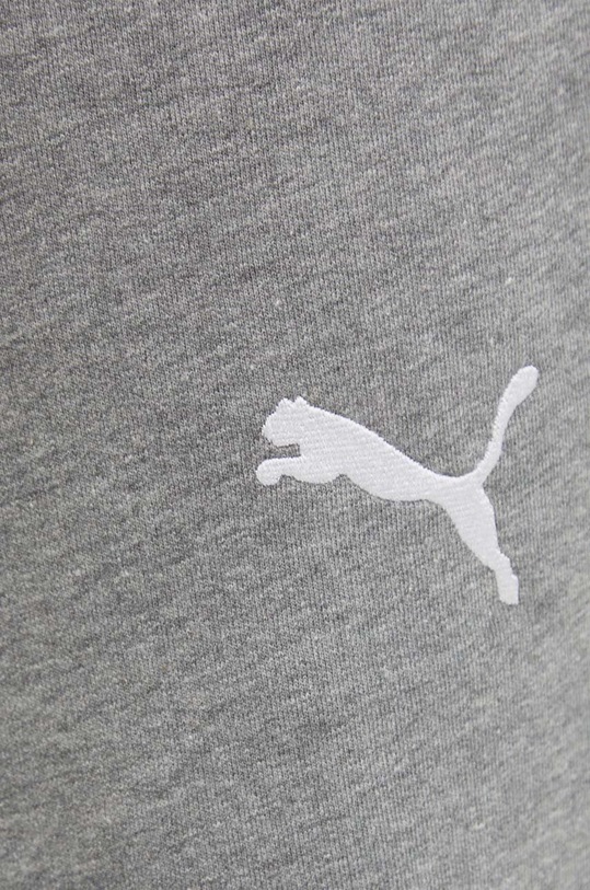 Puma pantaloni scurti din bumbac gri 658608