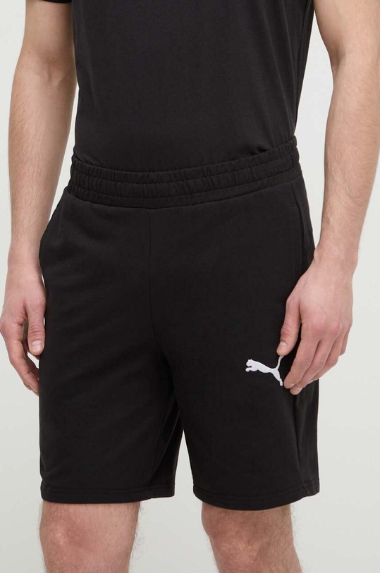 Хлопковые шорты Puma хлопок чёрный 658608