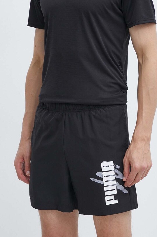 Puma pantaloni scurti panza negru 678990