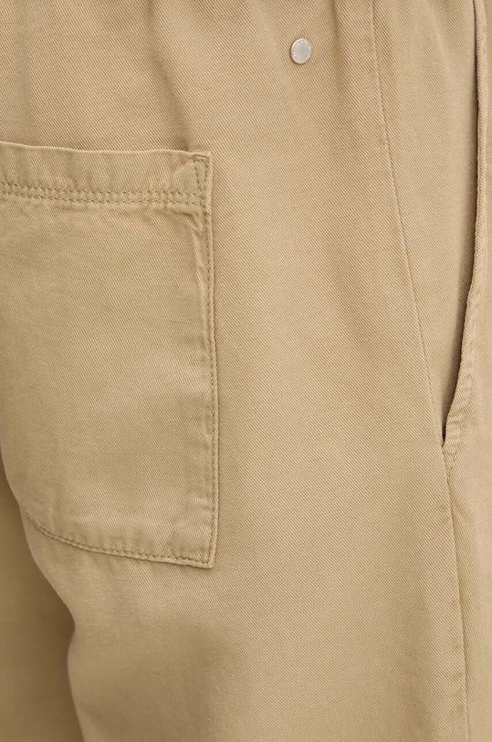 AllSaints pantaloni scurți din amestec de in HANBURY bej MF081Y