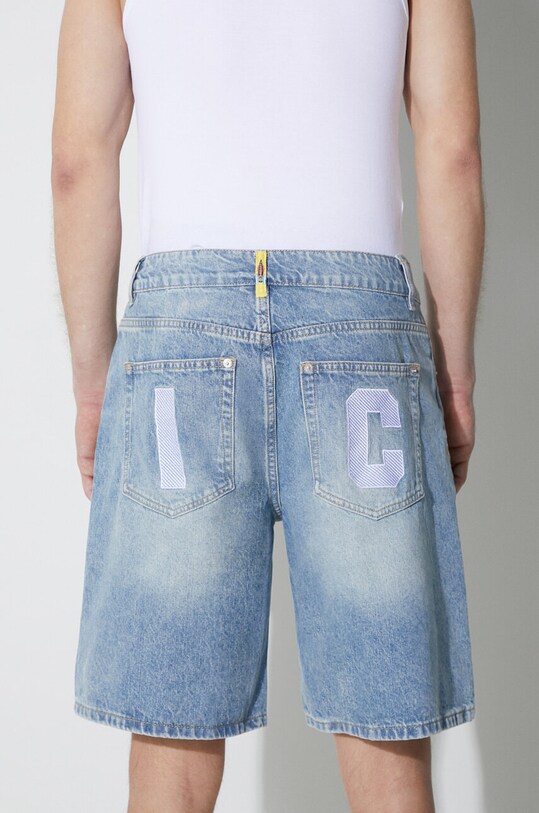 Odzież Icecream szorty jeansowe Running Dog Denim IC24110 niebieski