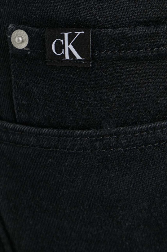 Τζιν σορτς Calvin Klein Jeans μαύρο J30J324872