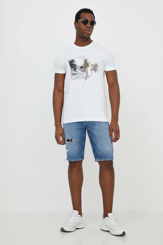 Džínové šortky Calvin Klein Jeans J30J324878 modrá SS24