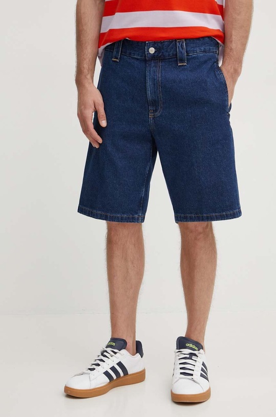 Джинсові шорти Calvin Klein Jeans бавовна темно-синій J30J325696
