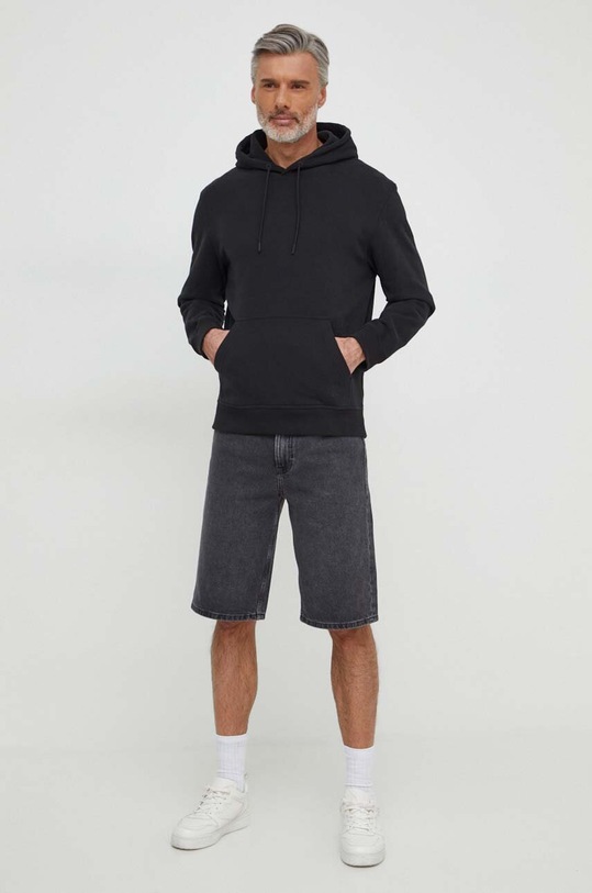 Τζιν σορτς Calvin Klein Jeans J30J325942 μαύρο SS24