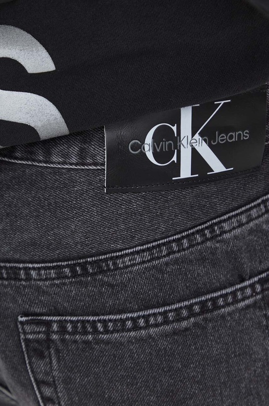 Τζιν σορτς Calvin Klein Jeans μαύρο J30J325942