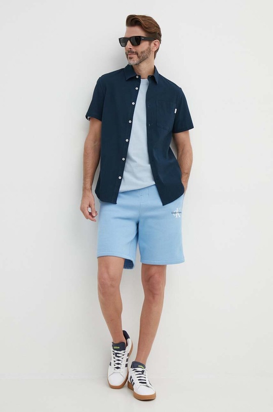Σορτς Calvin Klein Jeans J30J325131 μπλε SS24