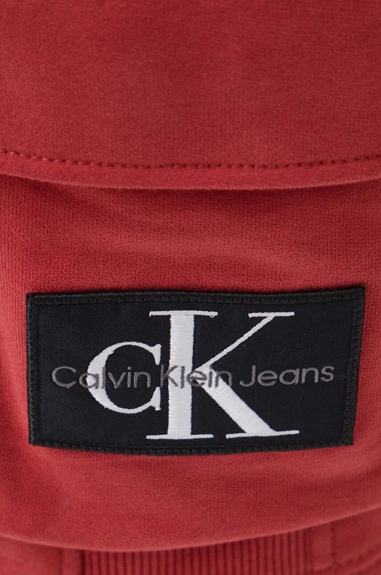 Σορτς Calvin Klein Jeans κόκκινο J30J325132