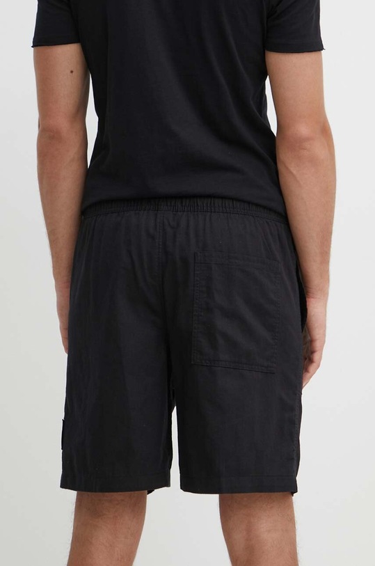 Oblečenie Šortky s prímesou ľanu Calvin Klein Jeans J30J325475 čierna