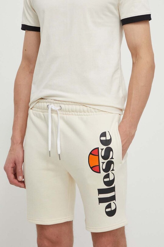 Ellesse pantaloni scurti Bossini Fleece Short bej SHV08748