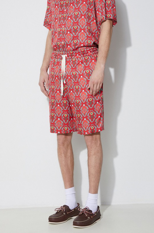 Kraťasy Drôle de Monsieur Le Short Ornements červená D.BS135.VI008.RD