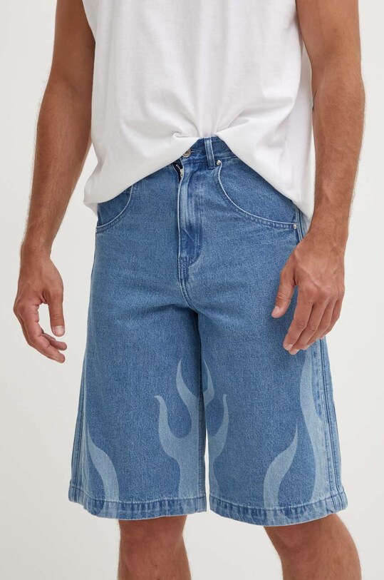 adidas Originals pantaloni scurti jeans jeans albastru IS2893