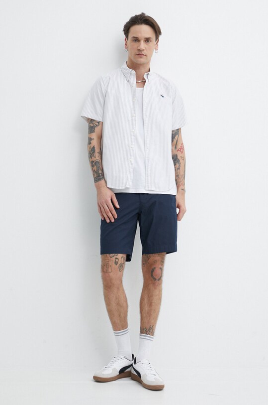 Šortky Abercrombie & Fitch KI128.4040.200 tmavomodrá SS24
