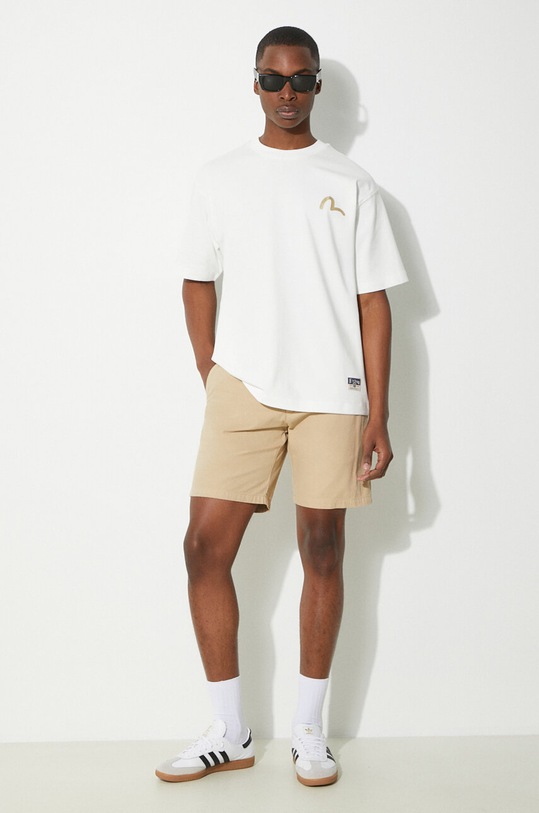 Carhartt WIP cotton shorts John I021730.1YAGD beige SS24