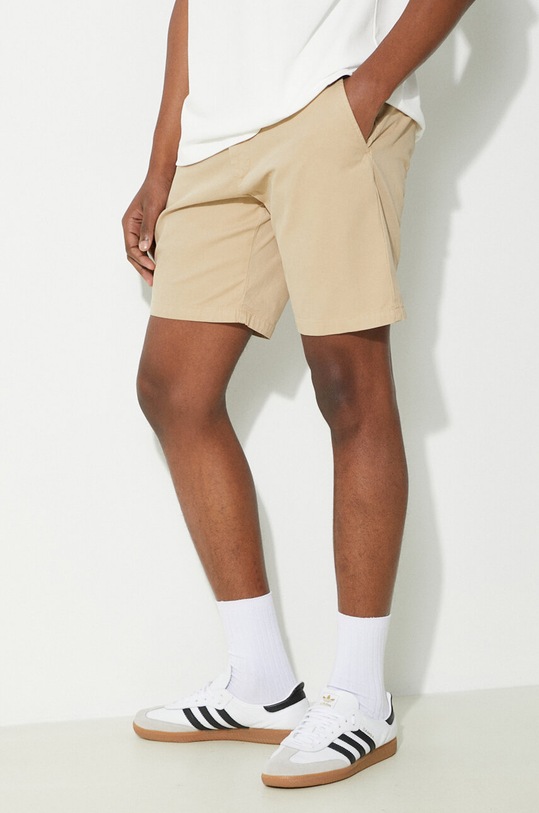 Carhartt WIP cotton shorts John beige I021730.1YAGD