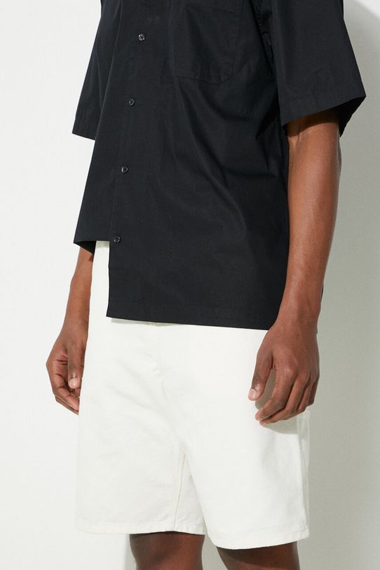 Carhartt WIP pantaloni scurti din bumbac Single Knee Short bej I027942.D602