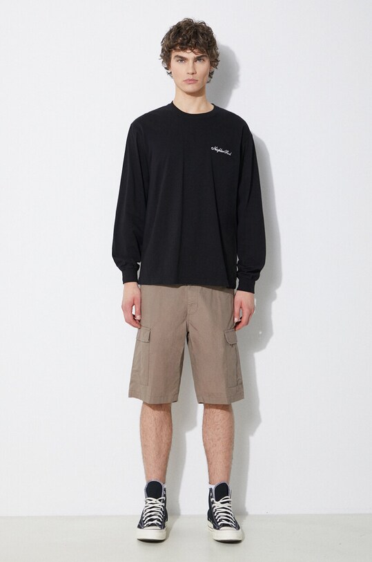 Βαμβακερό σορτσάκι Carhartt WIP Aviation I028245.1YJ02 μπεζ SS24