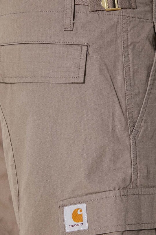 Βαμβακερό σορτσάκι Carhartt WIP Aviation I028245.1YJ02 μπεζ