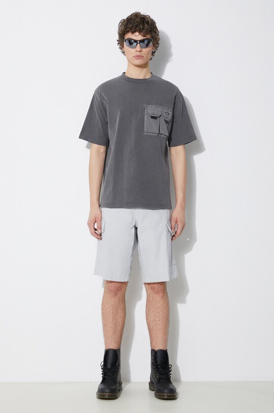 Carhartt WIP pantaloni scurti din bumbac Regular Cargo I028246.1YE02 gri SS24