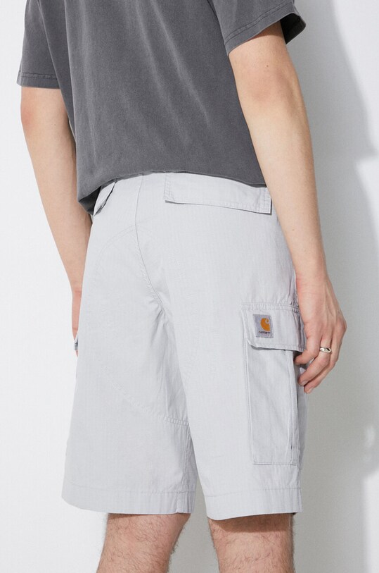 Îmbrăcăminte Carhartt WIP pantaloni scurti din bumbac Regular Cargo I028246.1YE02 gri